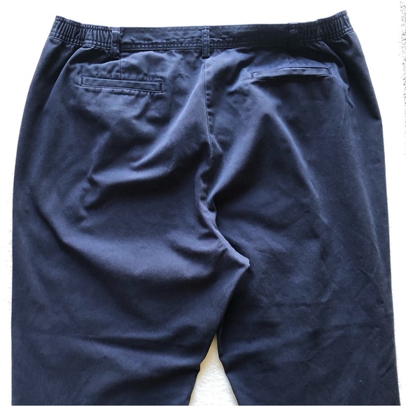 Lands’ End Navy Blue Cropped Pants Fit 3 Size 20W - Picture 5 of 5